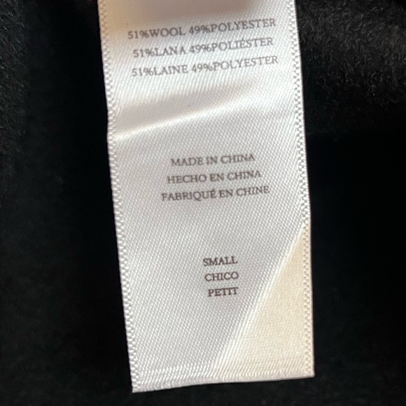 NWT Rails Melanie Jacket Wool Embroidered Overcoat Black Sz S - Picture 14 of 16